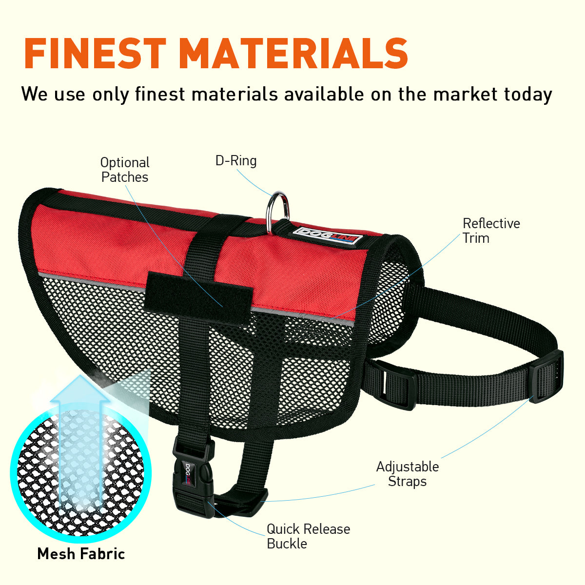 Dogline MaxAire Mesh Dog Vest