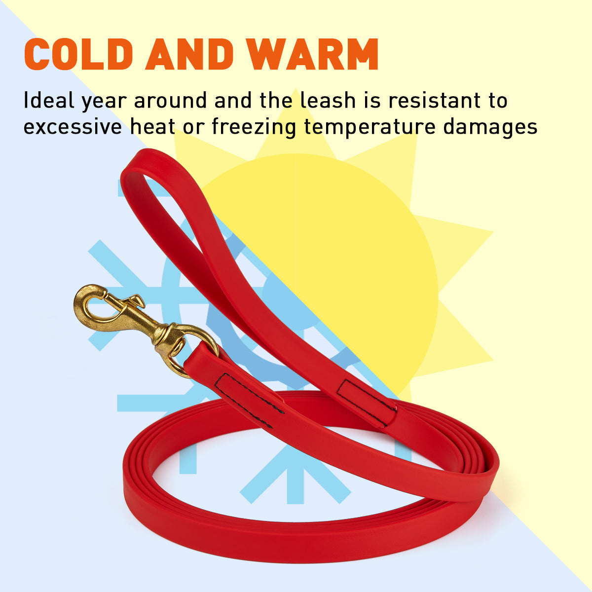 Biothane Working Dog Lead 20ft - Long Line Collection
