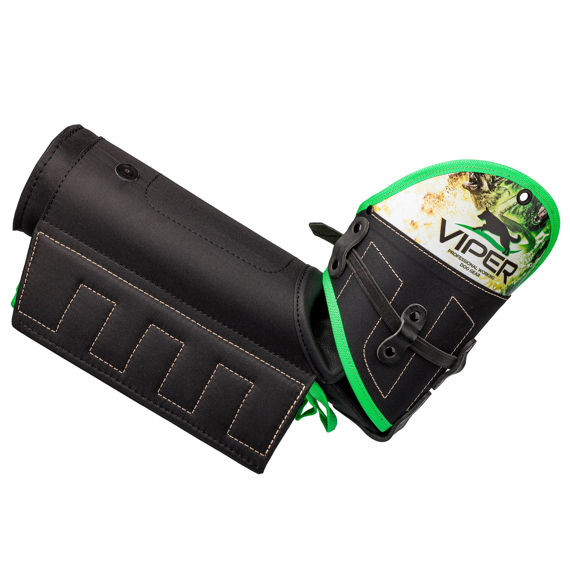 Nylon bite sleeve with removable layers for dog training
