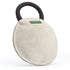 Round leather bite pillow for dogs with round handle