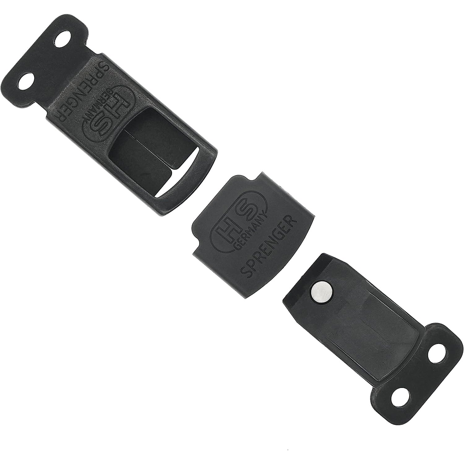 Herm Sprenger - ClicLock Quick Release Buckle for Prong Collars - Black Stainless Steel