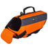 Orange dog life vest