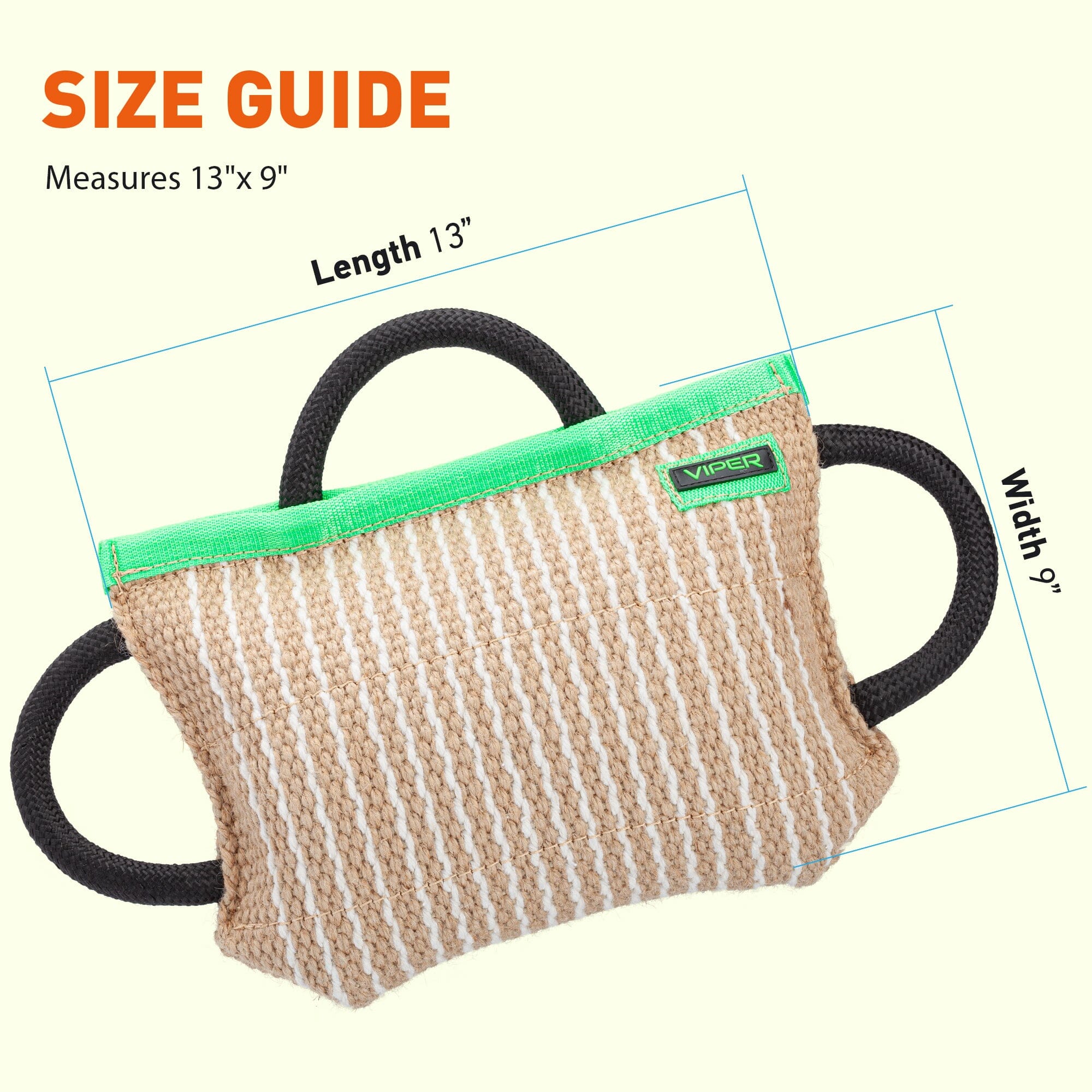 Viper Jute Bite Pillow