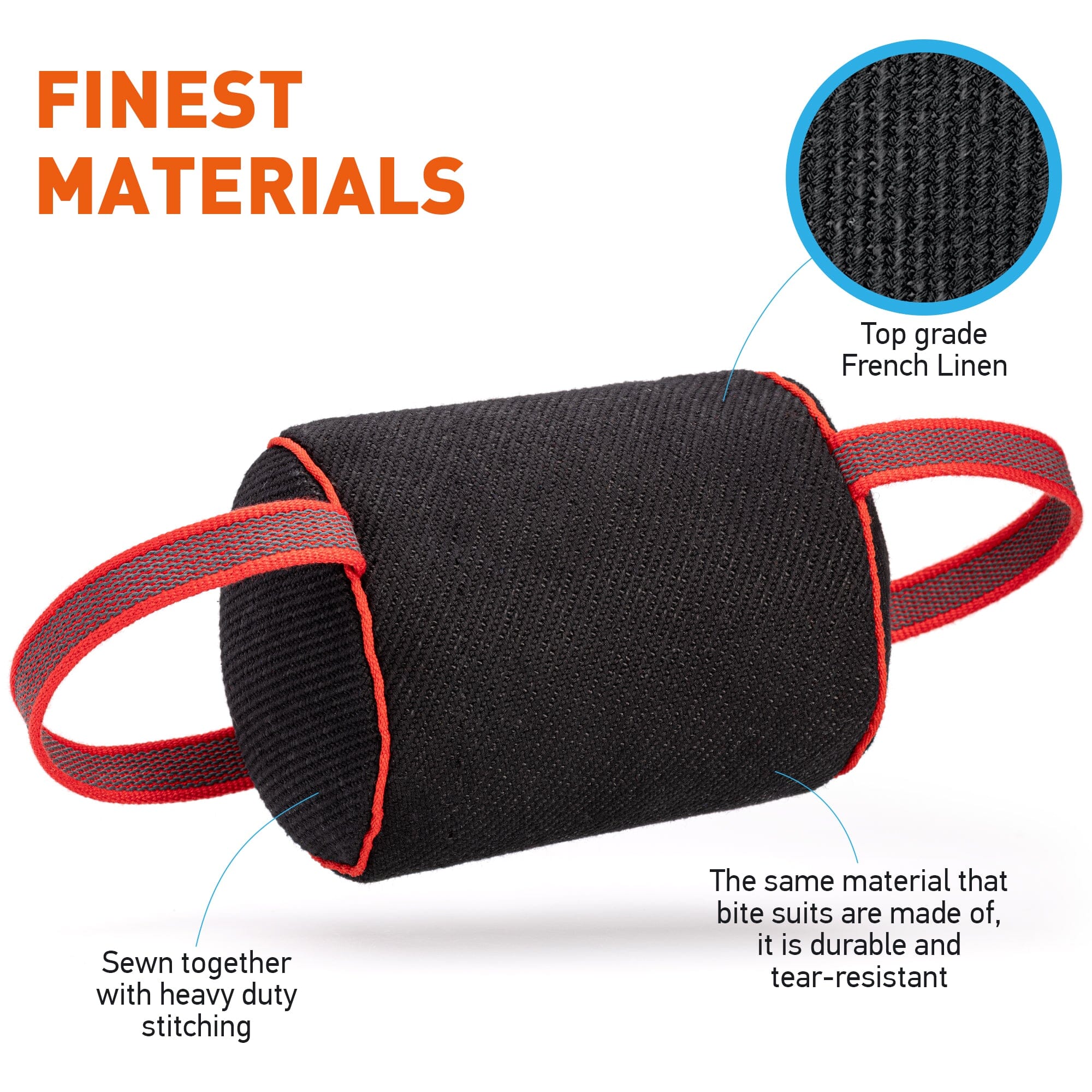 Viper French Linen Cylinder Mini Bite Roll