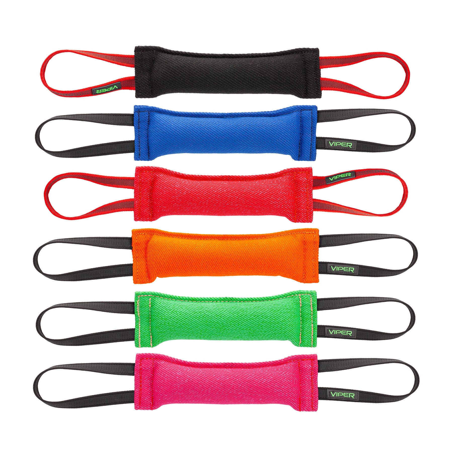 French Linen tug dog toys with two handles, 6 colors available
