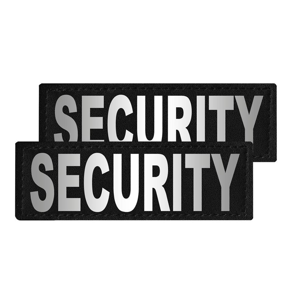 Security reflective patches with hook backing for dog harness, dog vest or dog collar