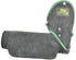 Leather bite sleeve with a curved bite bar for dog training (for the left arm)