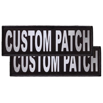 Dogline Personalized Removable Reflective Patches (Set of 2)