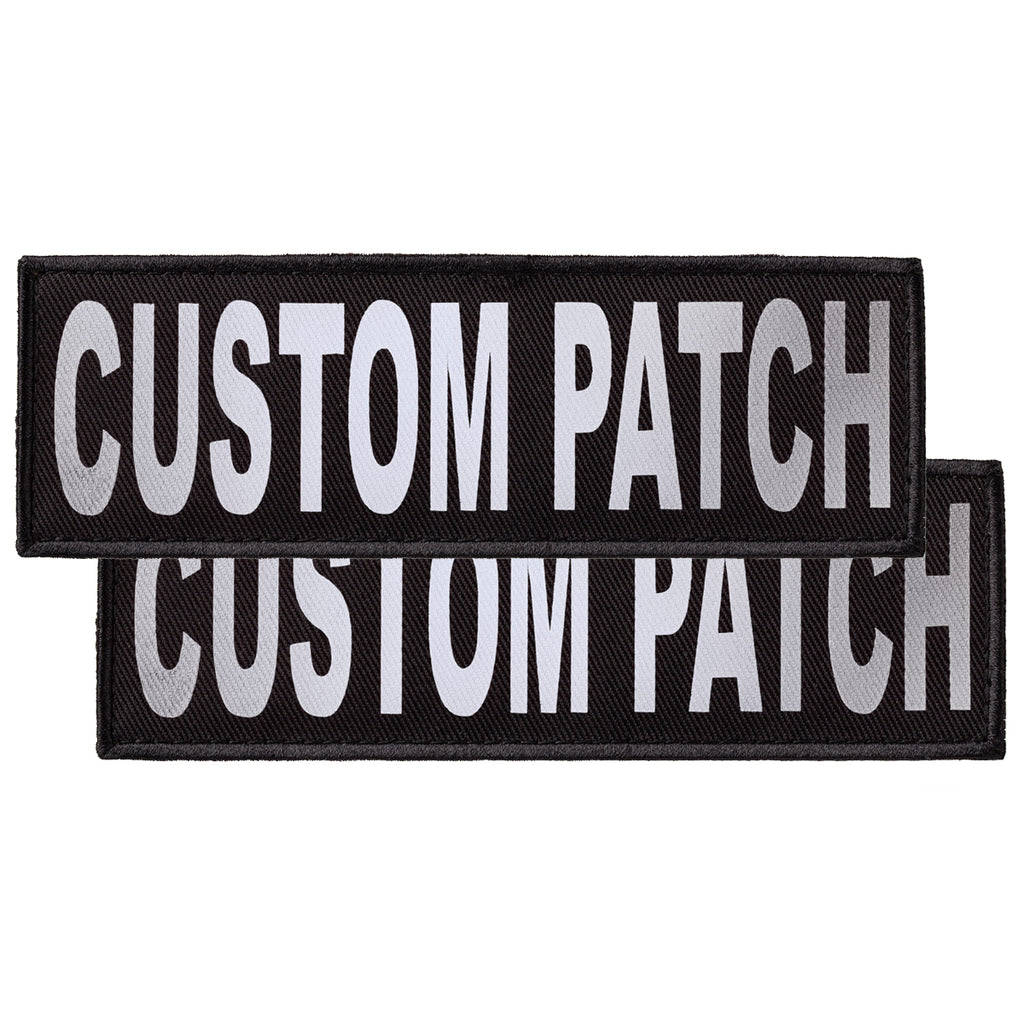 Dogline Personalized Removable Reflective Patches (Set of 2)