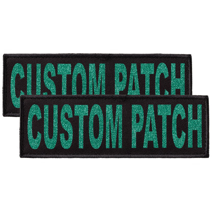 Dogline Personalized Removable Glitter Patches (Set of 2)