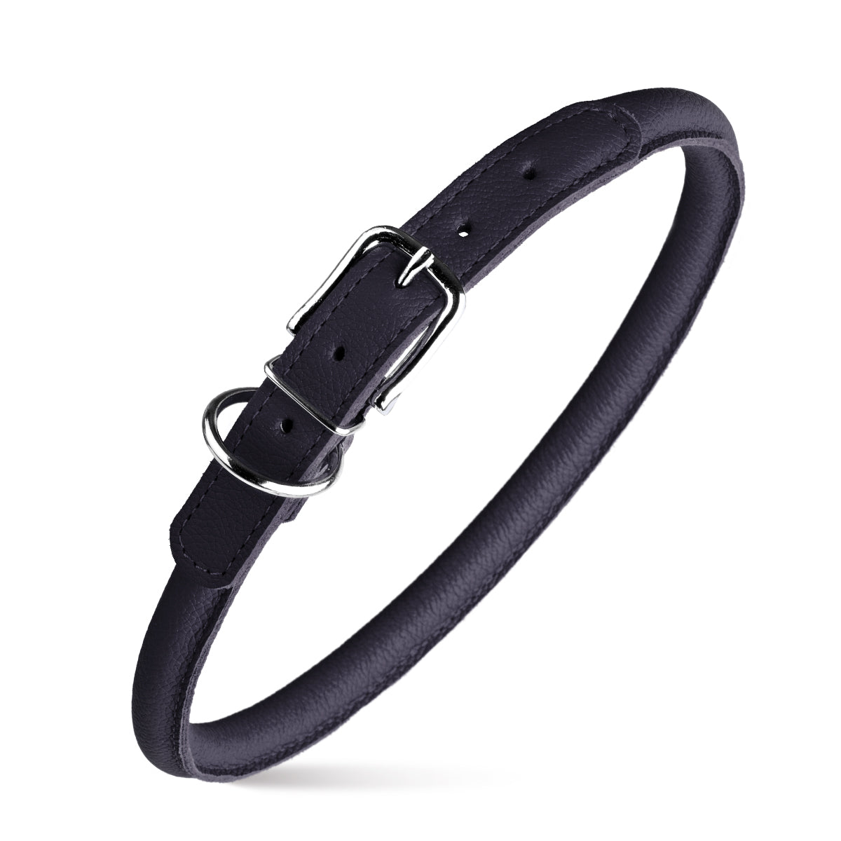 Dogline Soft Leather Round Collar