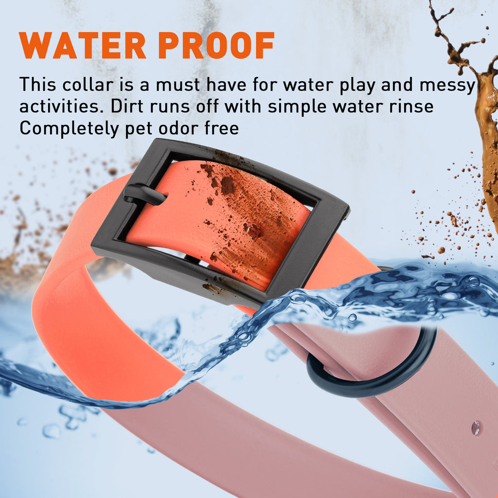 Dogline Biothane Waterproof Collar - Size L (18 to 22 inches)