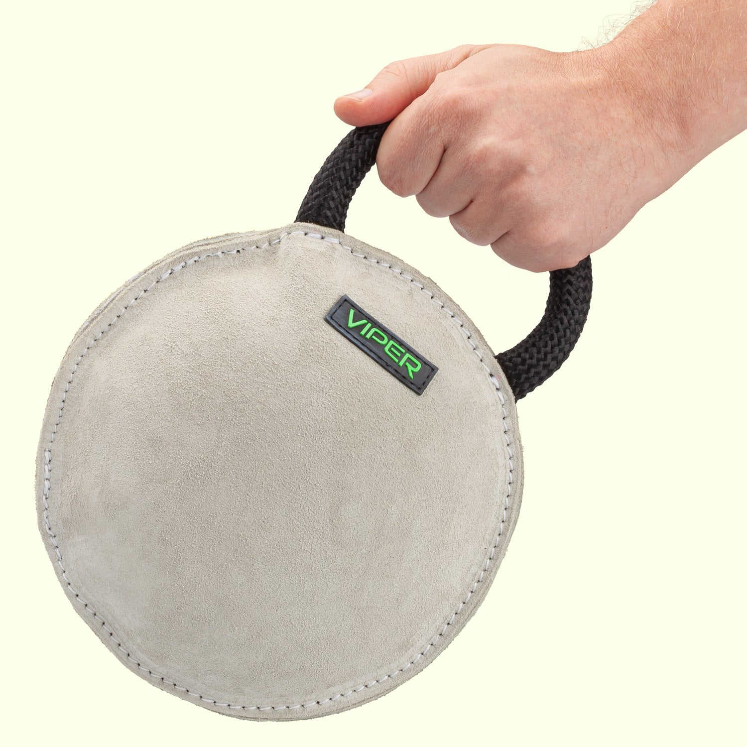 Viper Round Leather Bite Pillow