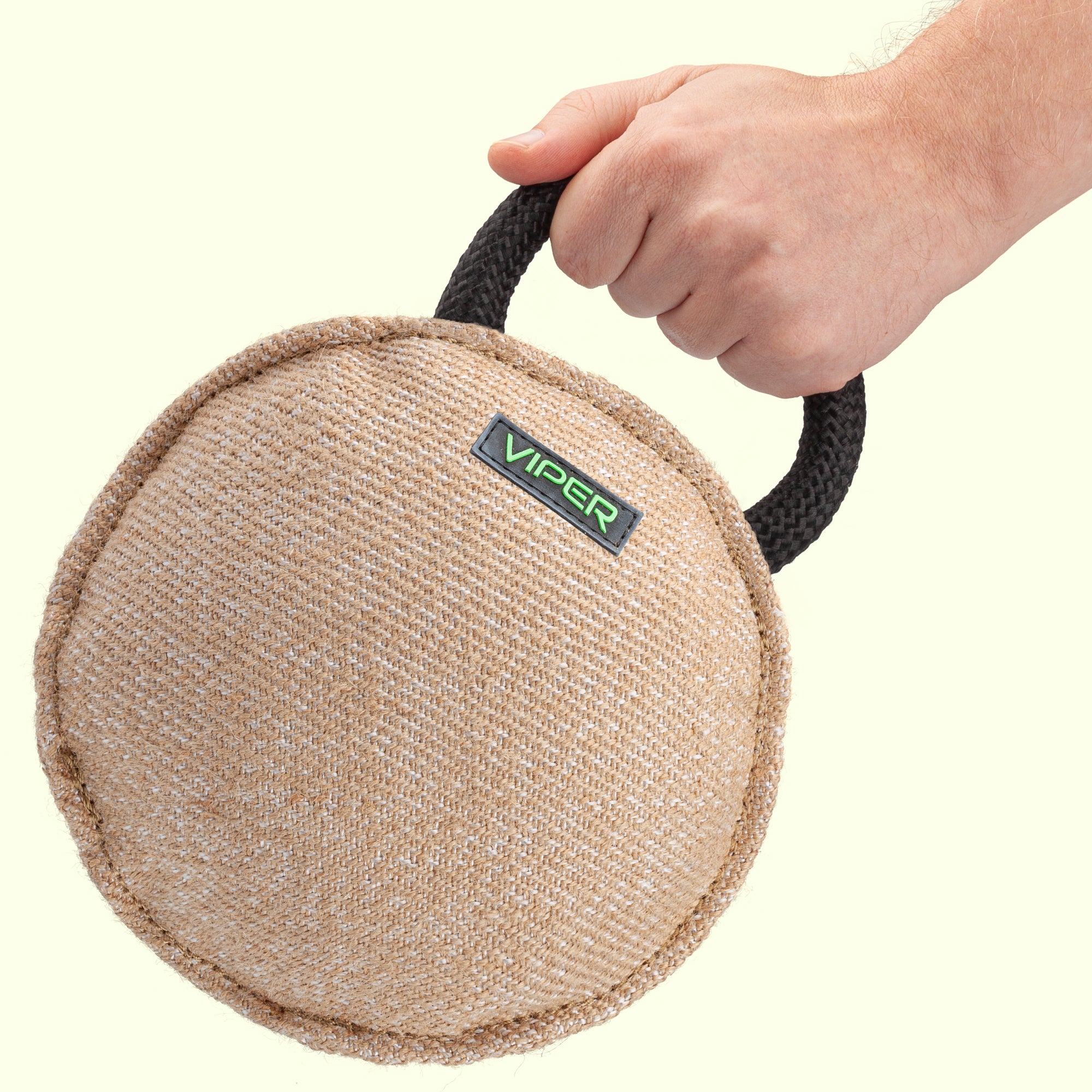 Viper Round Jute Bite Pillow