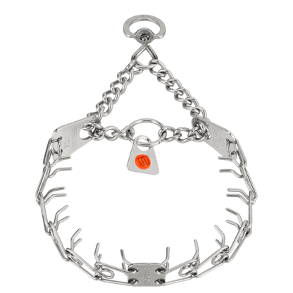 Herm Sprenger - MICRO-PLUS Training Collar with Center-Plate and Assembly Chain – Stainless steel