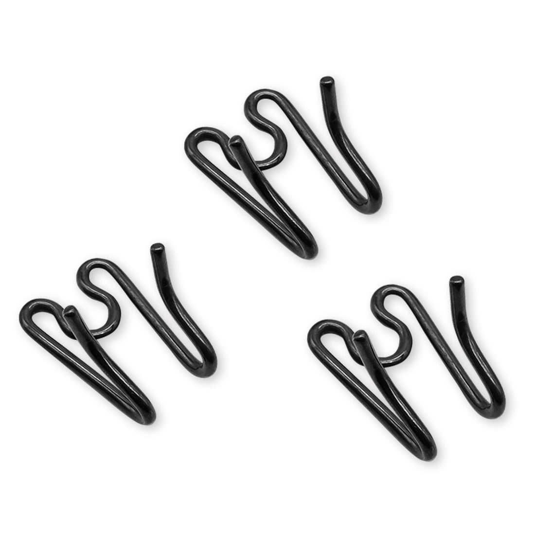 Herm Sprenger - MICRO-PLUS Training Collar 1.5 mm Middle Links for Lengthening - Black Stainless Steel