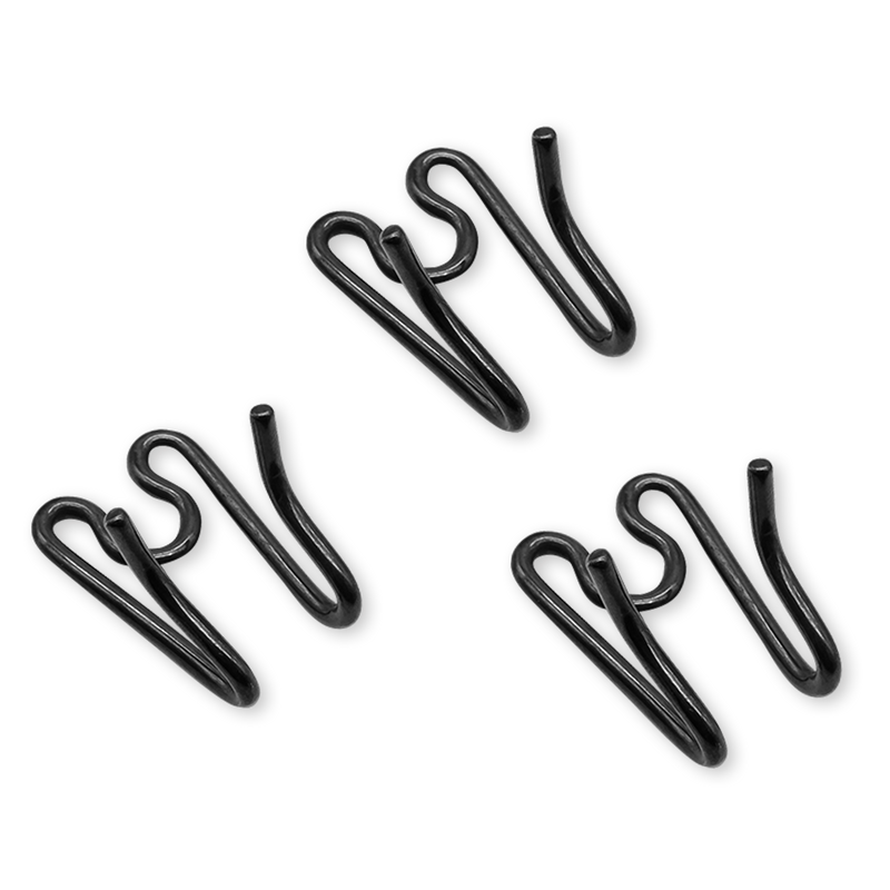 Herm Sprenger - ULTRA-PLUS Training Collar Middle Links for Lengthening (3-Pack) - Black Stainless Steel