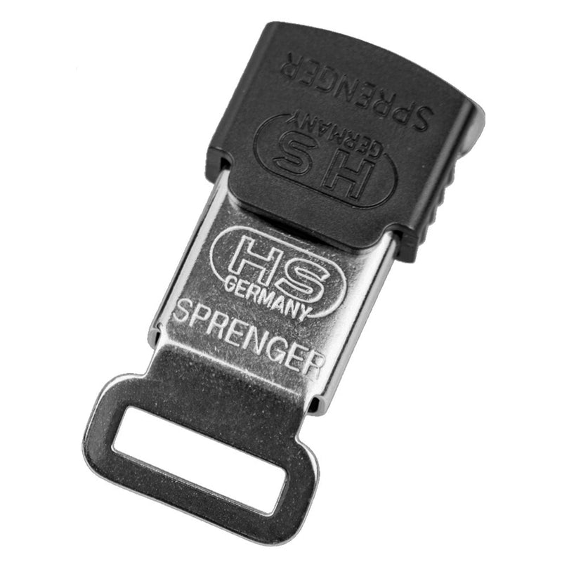 Herm Sprenger - ClicLock Quick Release Buckle for Flat-Style Collars - Stainless Steel
