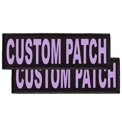 Dogline Personalized Removable Fluorescent Patches (Set of 2)