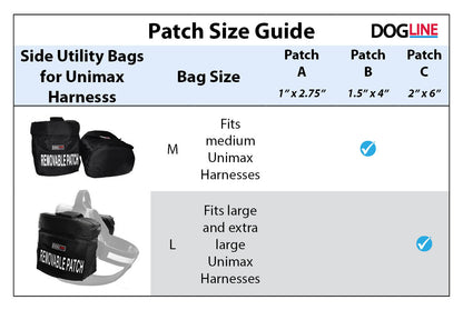 Dogline Removable Side Utility Bags for Unimax Harness