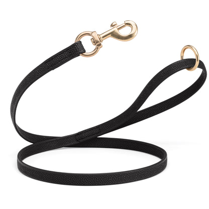 Viper Pebble Emboss BioThane Dog Leash with Solid Brass Hardware