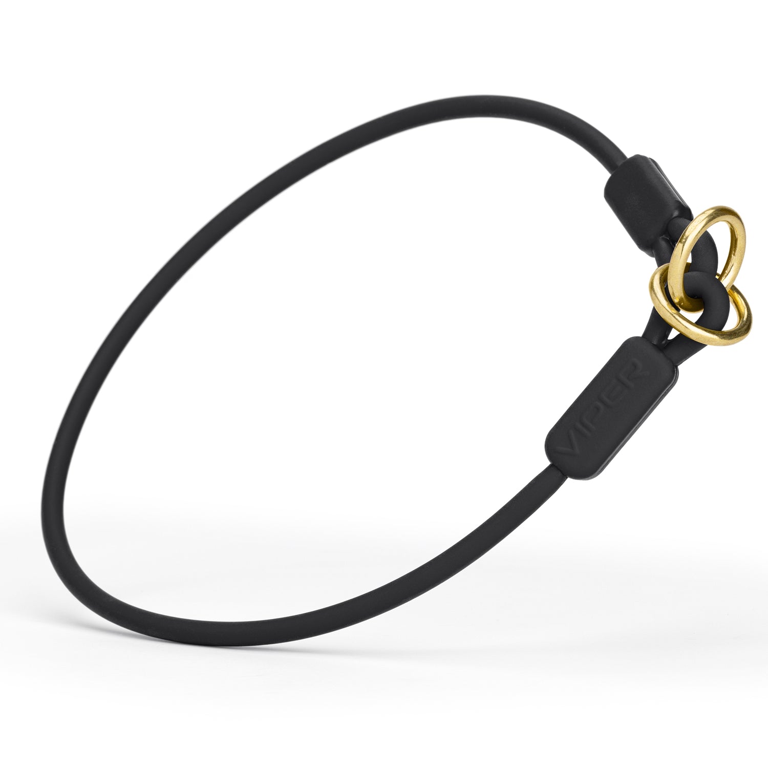 Viper Round Biothane Slip Collar with Brass Hardware
