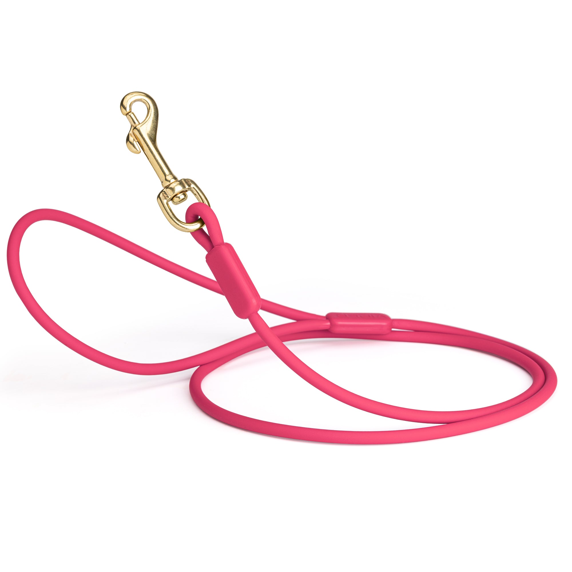 Viper Round Biothane Dog Lead with Brass Hardware