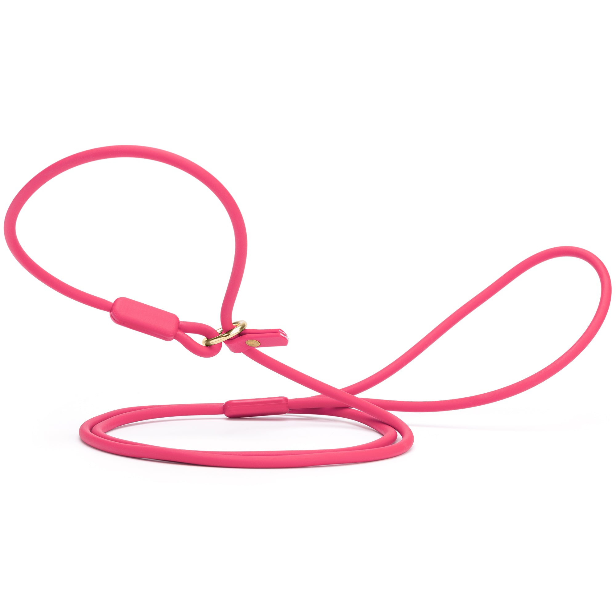 Viper Round Biothane Slip Lead with Brass Hardware