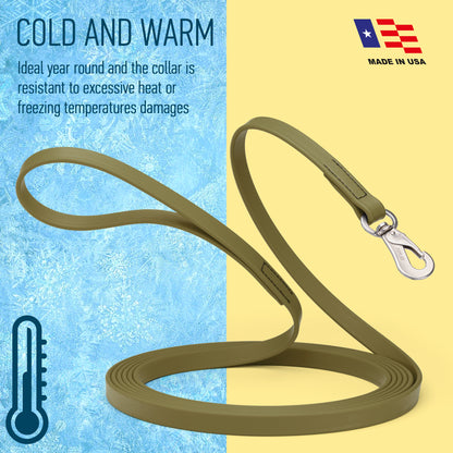 Viper Long Line 33 ft Biothane Dog Lead with SPRENGER Stainless Steel Hook