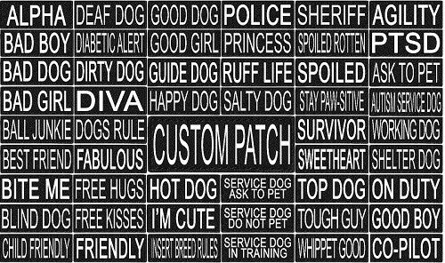Dogline Personalized Removable Reflective Patches (Set of 2)