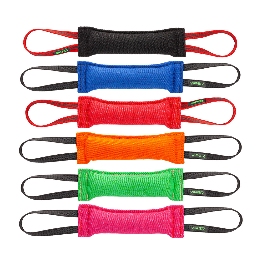 French Linen tug dog toys with two handles, 6 colors available