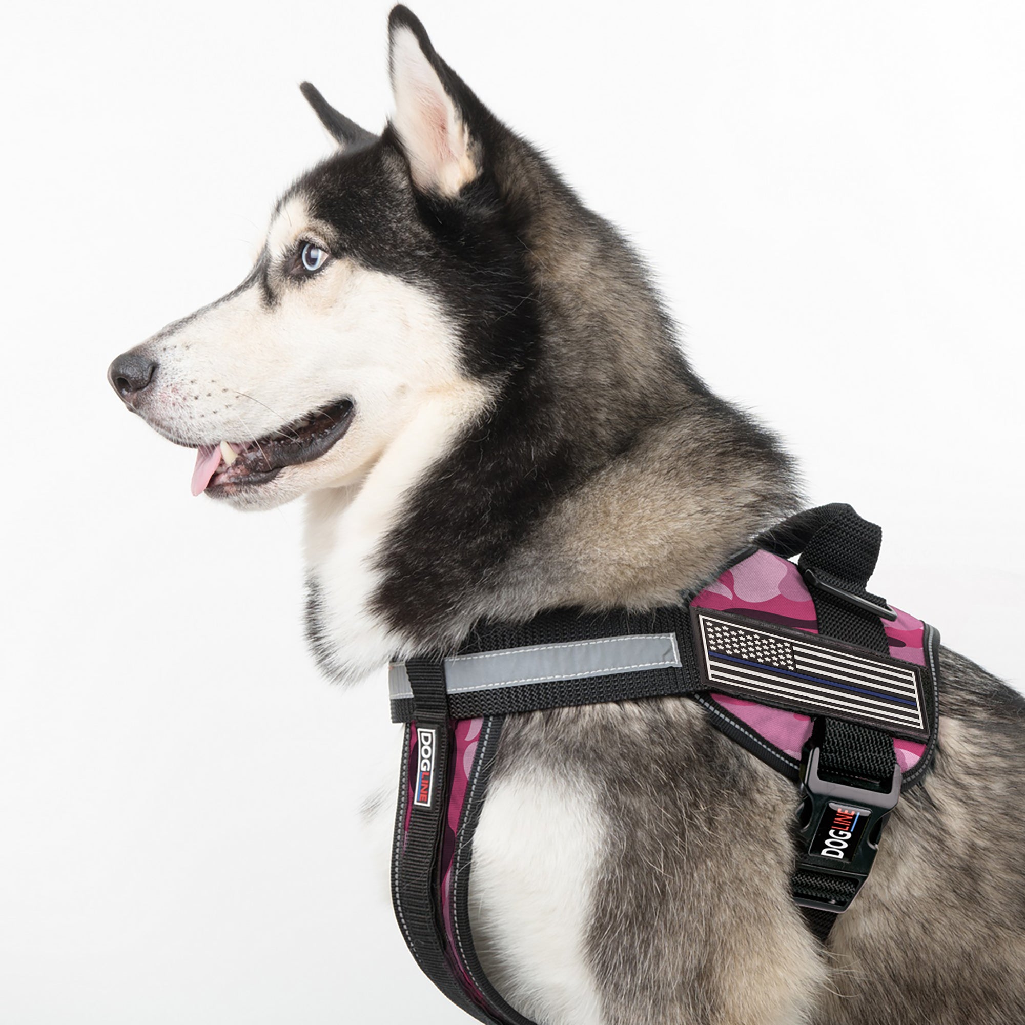 Dogline 3D Rubber Removable Patches for Dog Harness and Vest