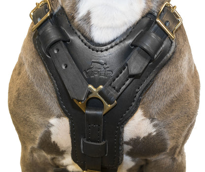 Viper Typhoon Leather Working Dog Harness