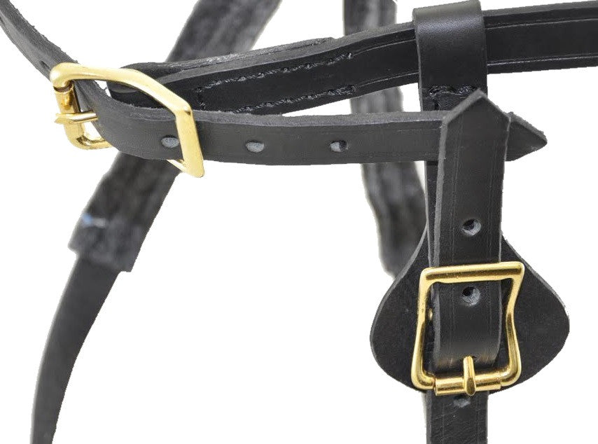 Viper Invader Leather Working Dog Harness