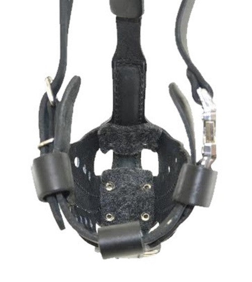 Viper Bravo Leather Agitation Muzzle with Quick Release Buckle