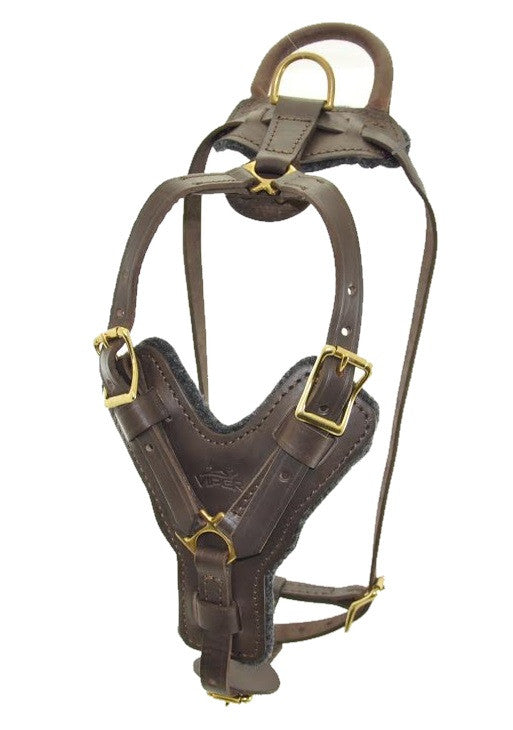 Viper Typhoon Leather Working Dog Harness